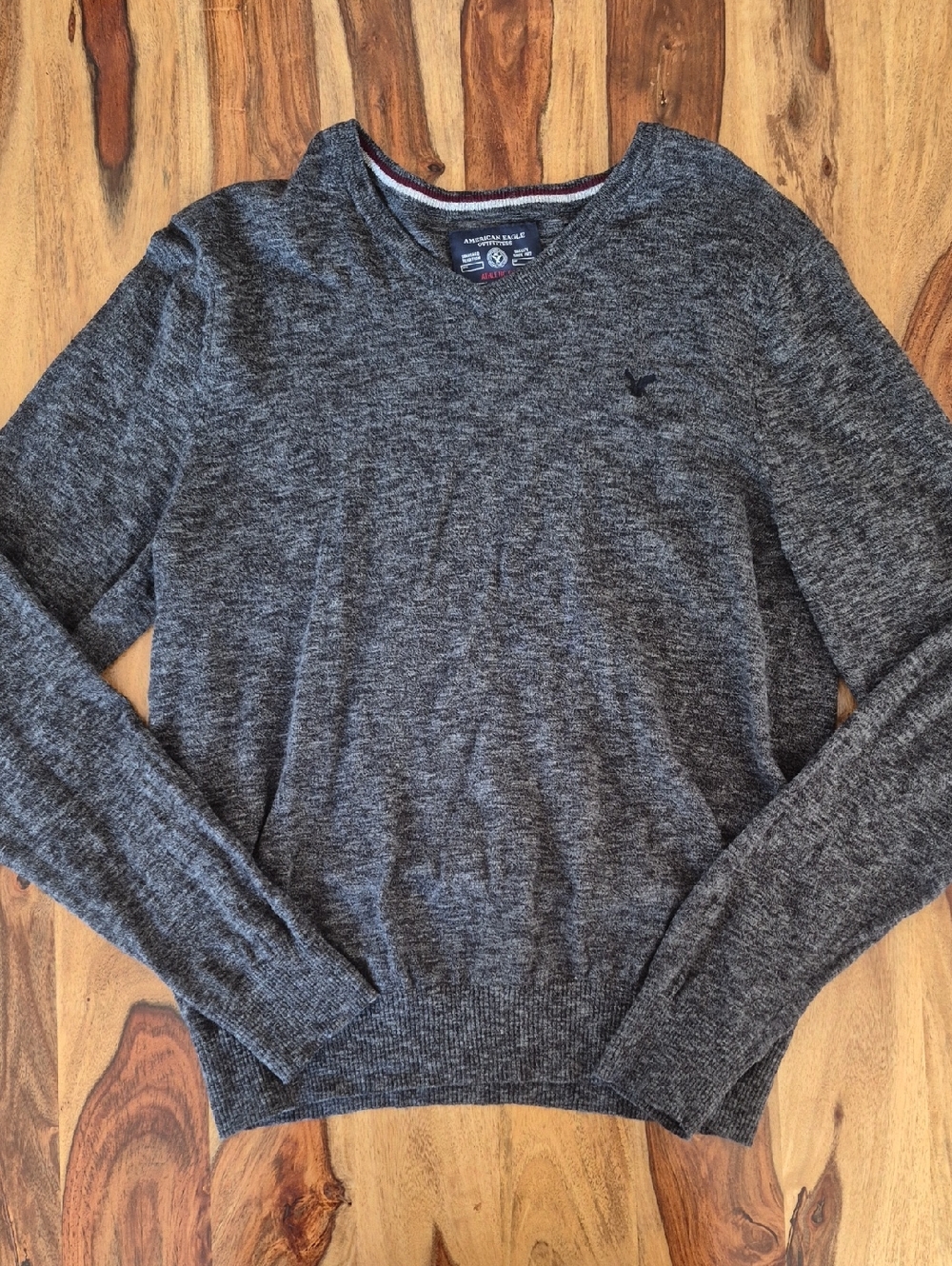 American Eagle Outfitter V Neck Pull Over Cotton Sweater Sz Large